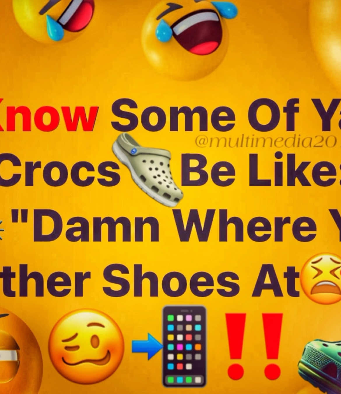 i know it be like that🤣📲🗣️#relatable #jokes #crocs 