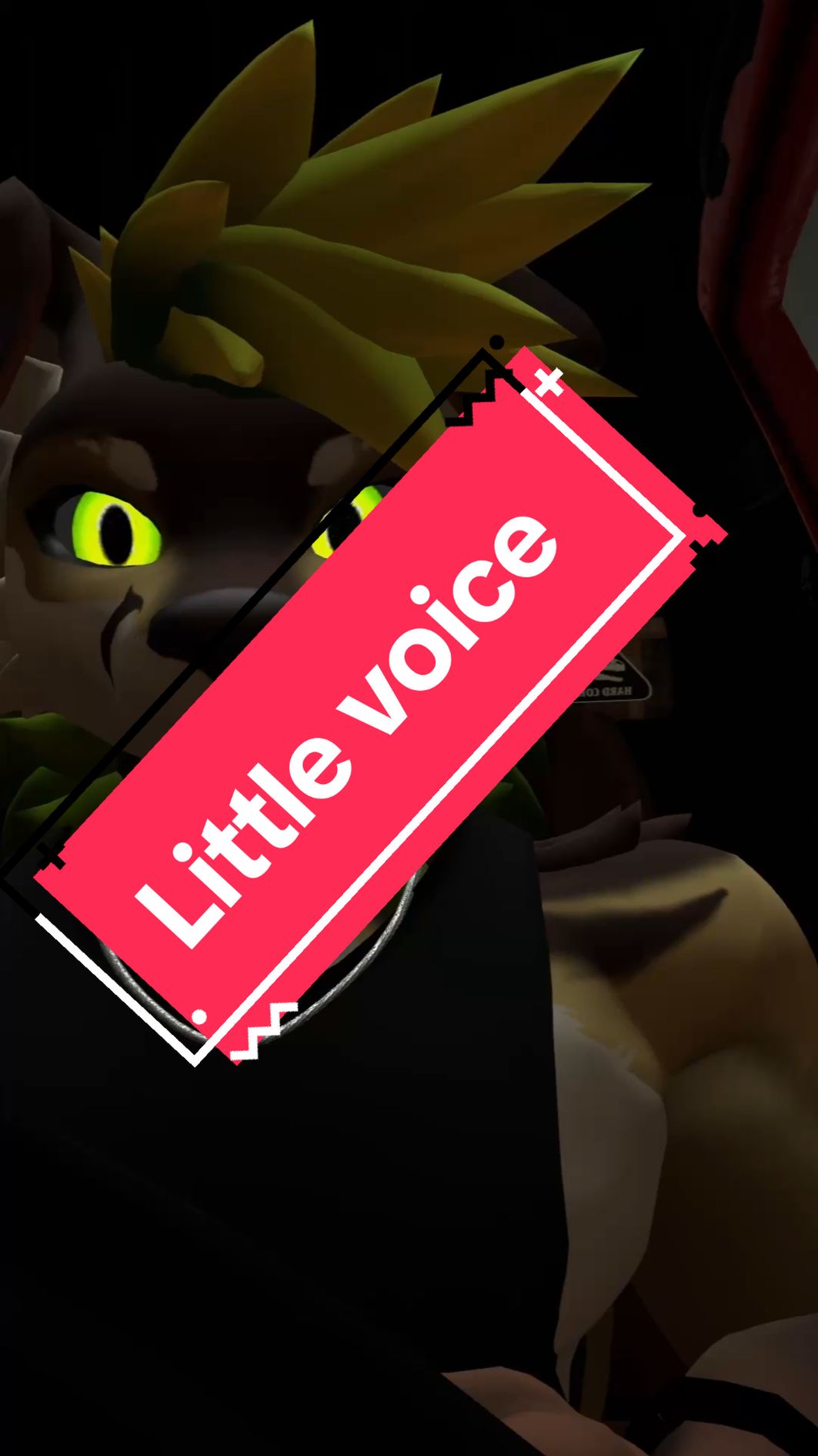 Little voices! #vrchat #fyp #vrchatcommunity #furryfandom #vr #vrcmeme #lgbt #goofy #vrcfunny #furryfyp #himbo #werewolf #satire #jimcarry 