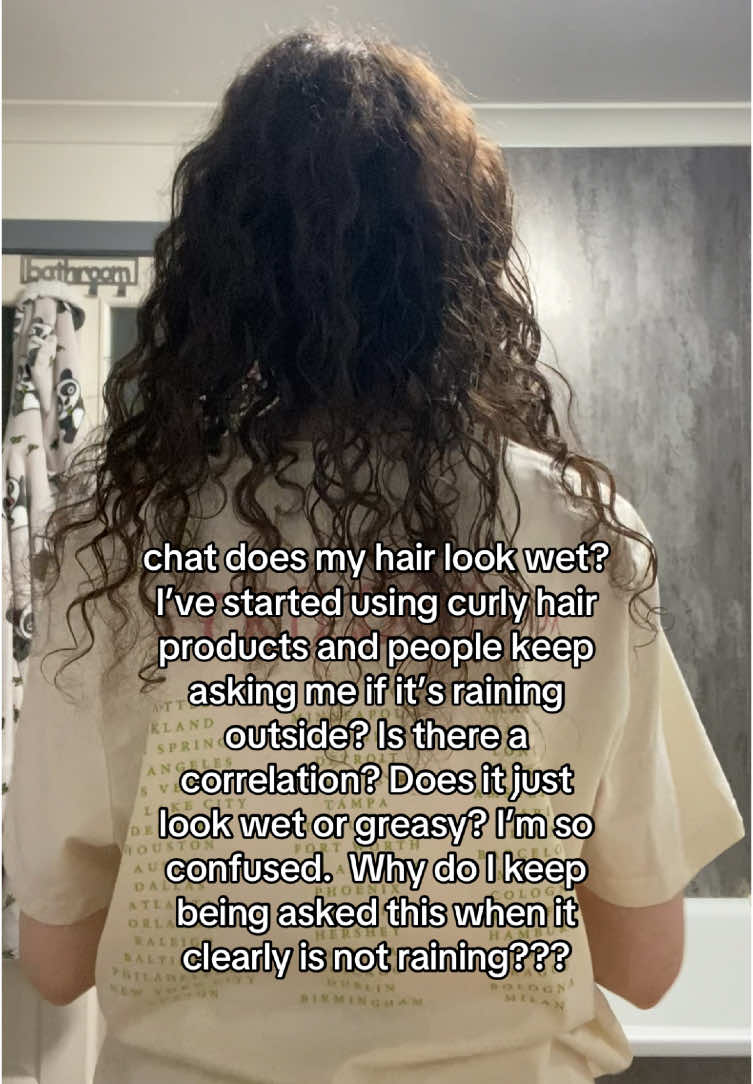 I think it looks nice but am I just blinded by the excitment? 🥹 #amberlie123 #curlyhair #chat #curlyhaircare #rain #satire #opinions #recommendations #makeup #beauty #haircare #Lifestyle #contentcreator 