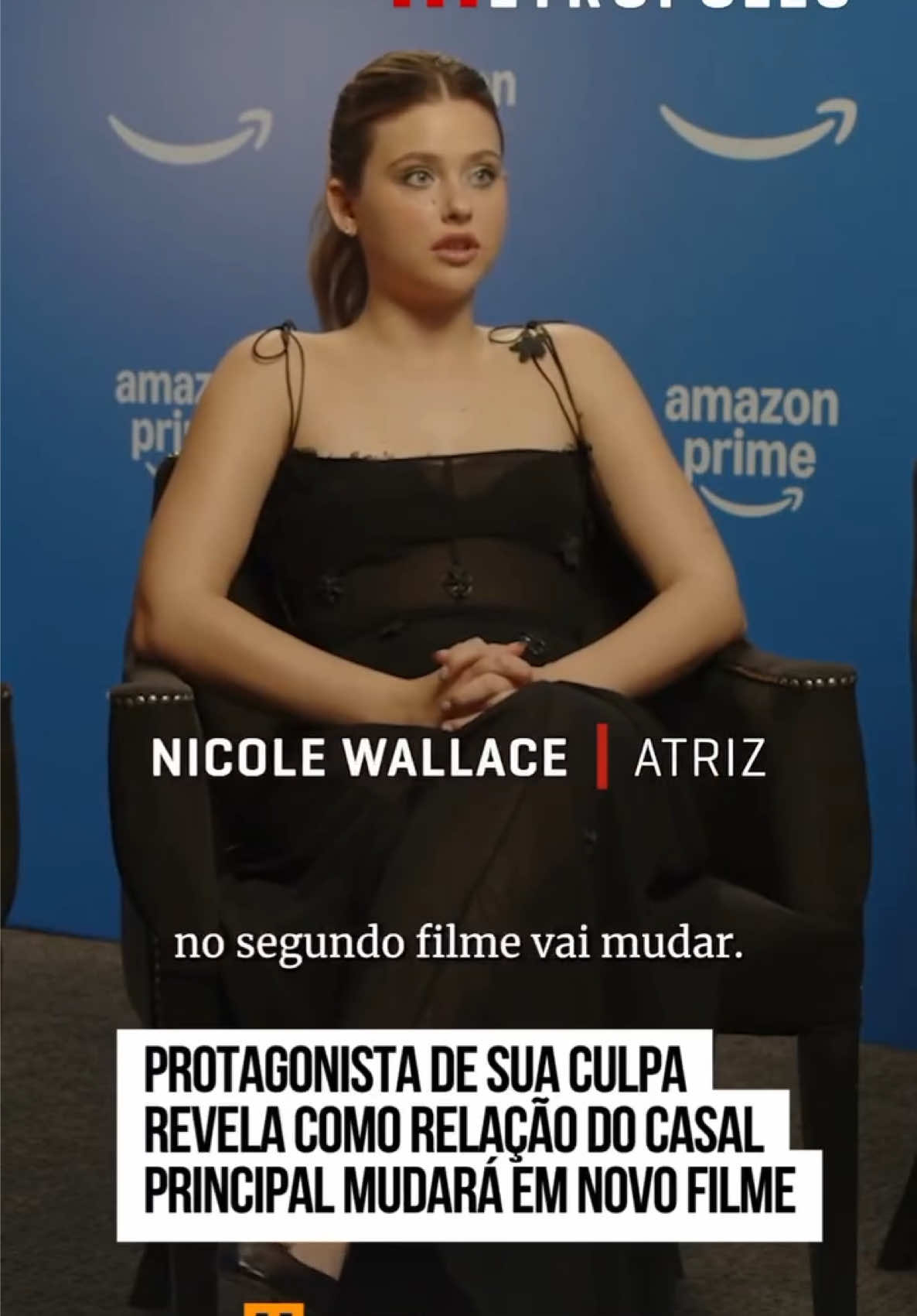 Sequência do filme de sucesso #MinhaCulpa, a produção espanhola #SuaCulpa promete mergulhar ainda mais no relacionamento dos protagonistas Noah (#NicoleWallace) e Nick (#GabrielGuevara), que lutaram para ficar juntos no primeiro longa e agora lidarão com problemas após começar a se relacionar publicamente. Em entrevista ao Metrópoles durante passagem pelo Brasil para divulgar o longa, o elenco de Sua Culpa Nicole Wallace (Noah), Victor Verona (Lion) e Eva Ruiz (Jenna) destacaram o que os fãs podem esperar no novo filme. A sequência de Minha Culpa, Sua Culpa estará disponível no Prime Vídeo a partir de 27 de dezembro. #EntretêNews 