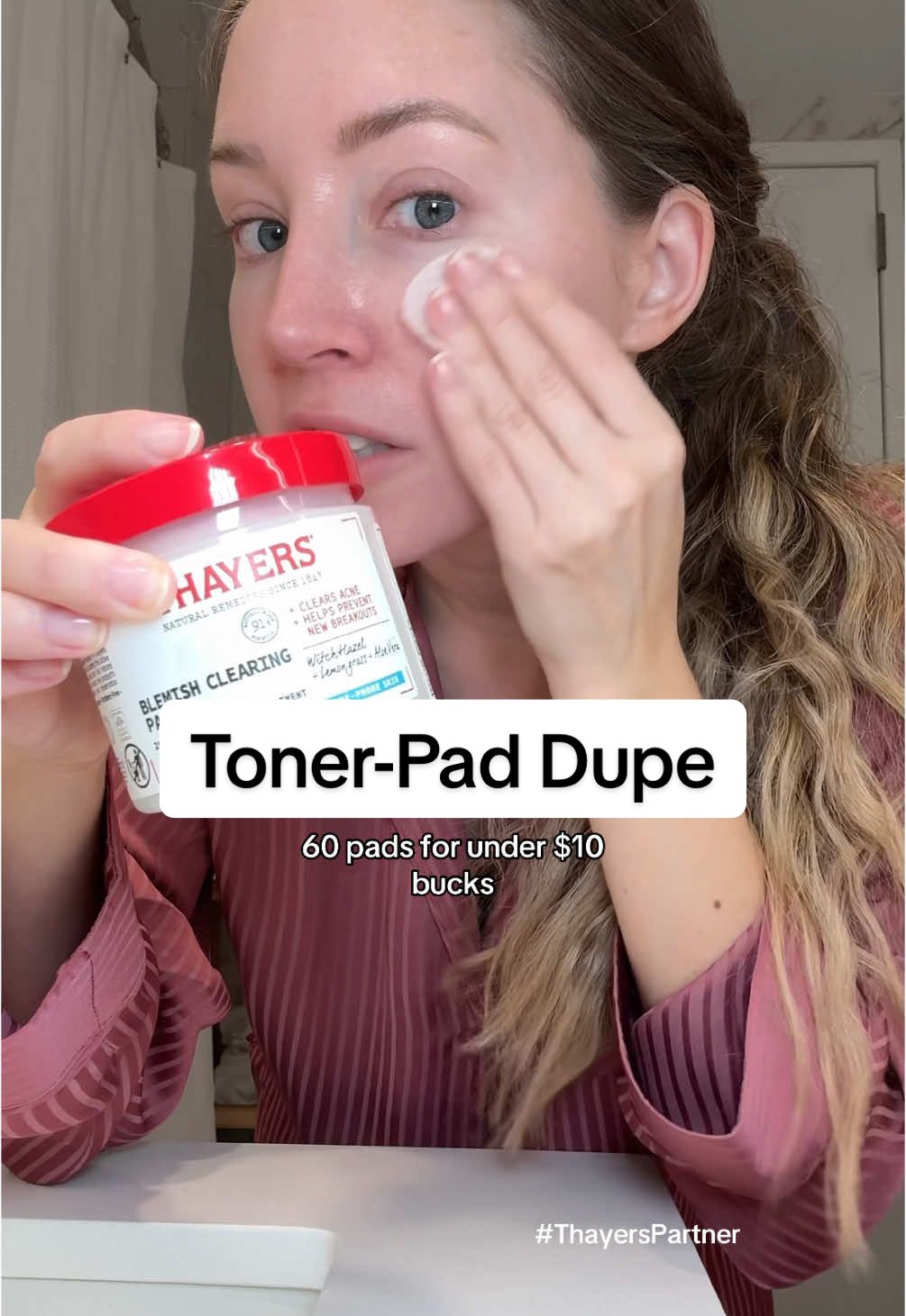 #THAYERSPARTNER DUPE ALERT @Thayers RUN to Amazon to try these Blemish Clearing Pads #thayerscreatorsquad #thayers #acnepads #dupe #skincaredupe  