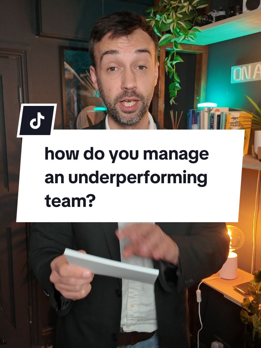 how do you manage an underperforming team? #manager #management #leadership #leadershipdevelopment 