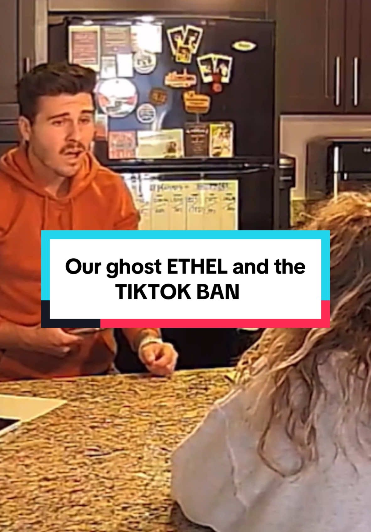 Breaking News! The Supreme Court is taking the case to stop #tiktokban and our ghost #ethel is happy about it! #savetiktok #homecamera 