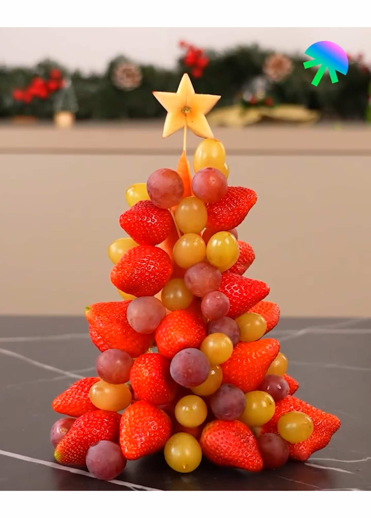 Edible christmas tree #easy #hand #manualidades #hanmade #christmas #Navidad #tree #parati #fyp 