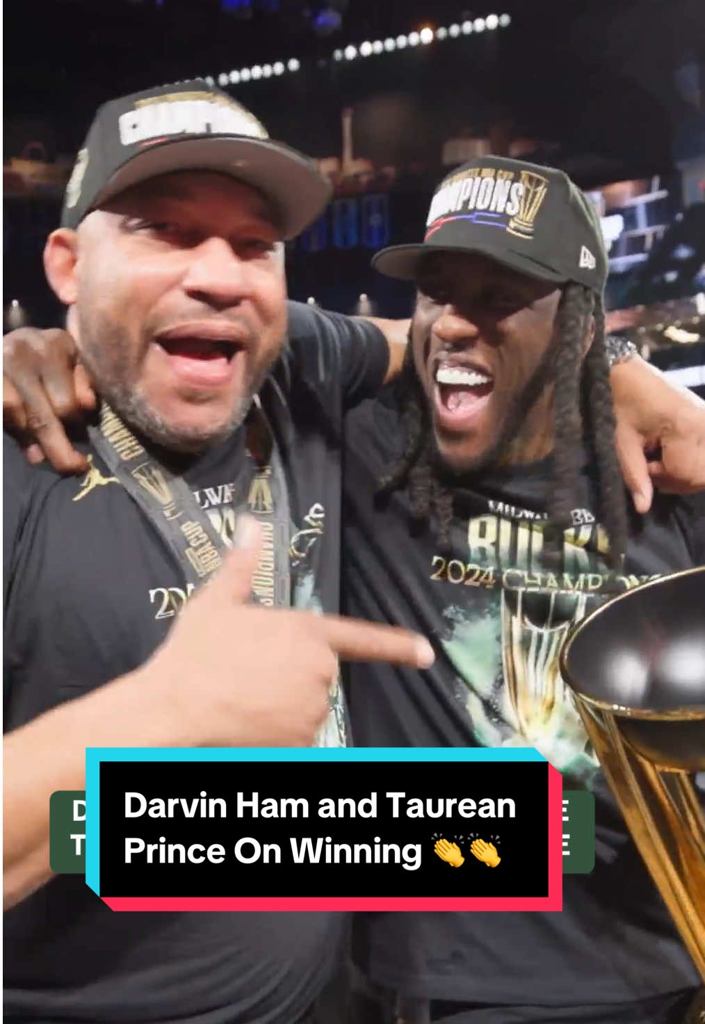 Darvin Ham and Taurean Prince talk about winning the 2024 Emirates NBA Cup and their record 🏀🏆👏 #NBA #Basketball #TaureanPrince #Bucks 