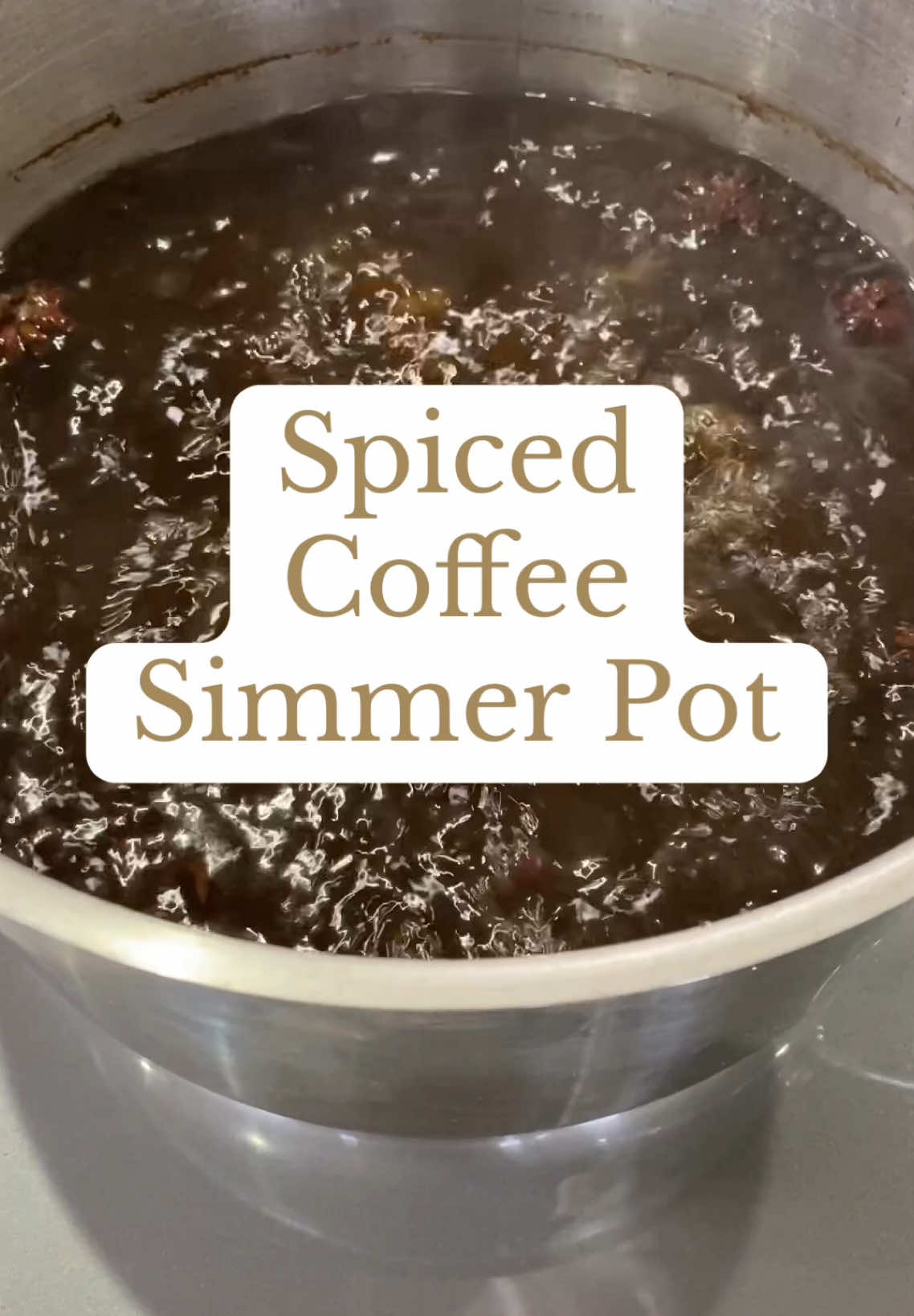 Spiced Coffee Simmer Pot ☕️  #christmas #appliancestore #appliances #winter #fragrance #natural #naturalfragrance #simmerpot #Recipe #chai #vanilla #perfume @Thermador Home Appliances 