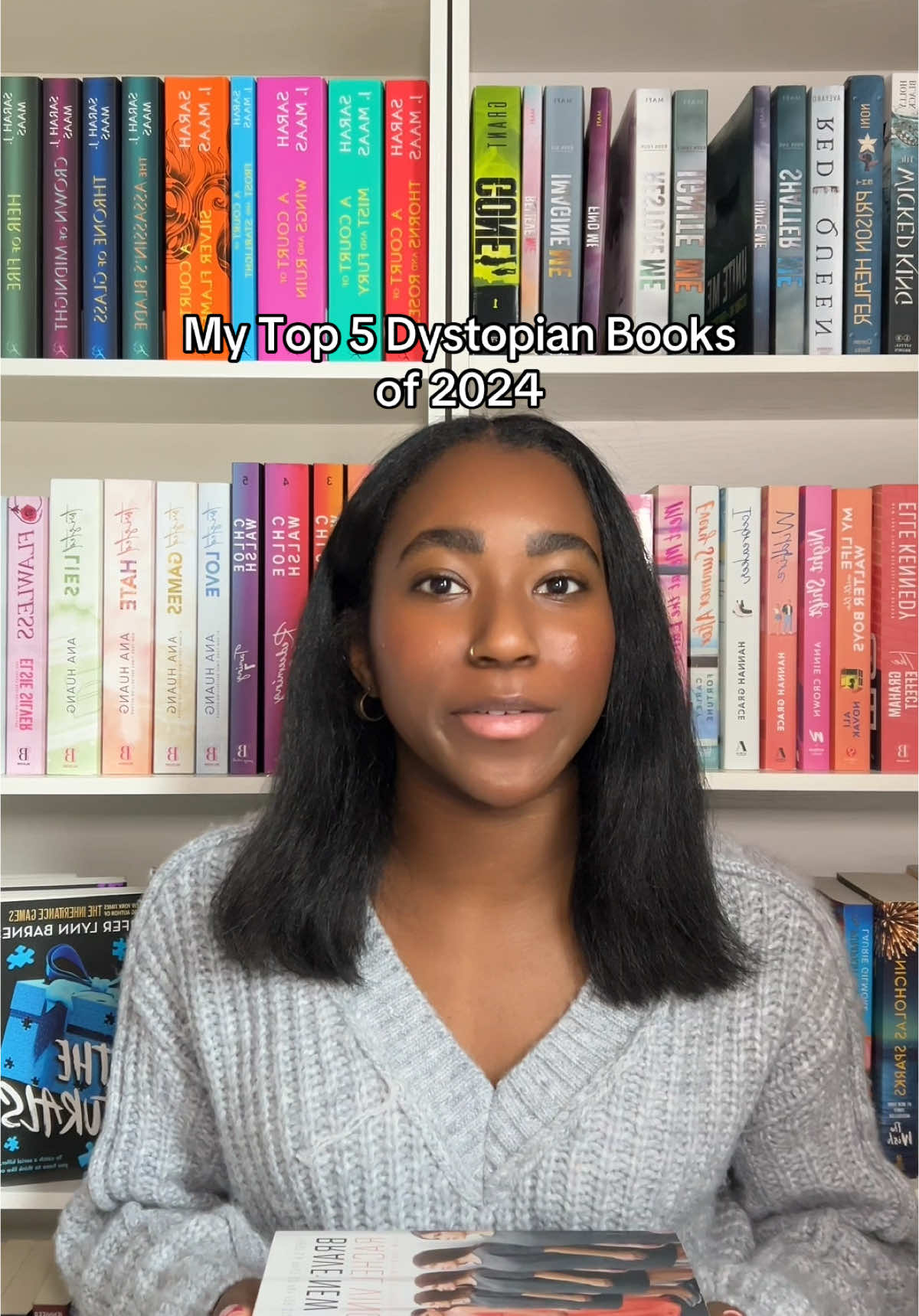 Part 5| Reading wrap of for the year 2024! My top 5 dystopian books of the year  #BookTok #books #dystopian #dystopianbooks #bookrecommendations #thegraceyear #hungergames #defyme #legendseries #fyp #foryoupage 