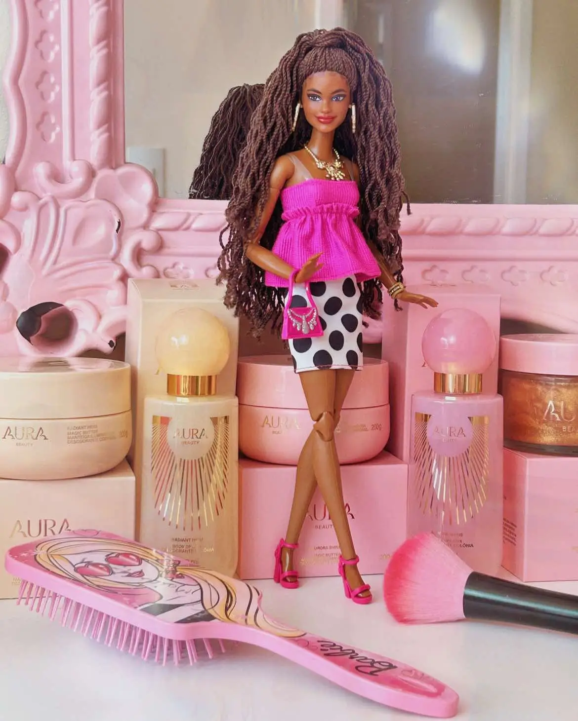 Barbie in pink 💕 #barbie #barbiedoll #barbiedolls #barbietiktok #barbietok #barbiecollector #barbiecore #barbierestyle #barbiefashion #barbiebrooklyn #barbiebrooklynroberts 