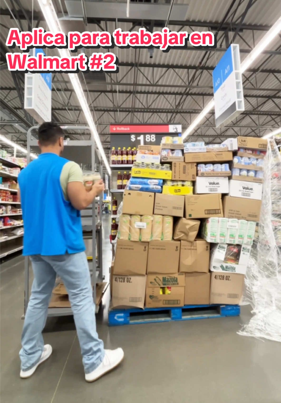 Trabajar en Walmart Aplicacion para trabajar parte 2 #trabajosenusa #walmart #cubanosporelmundo #latinostiktok 