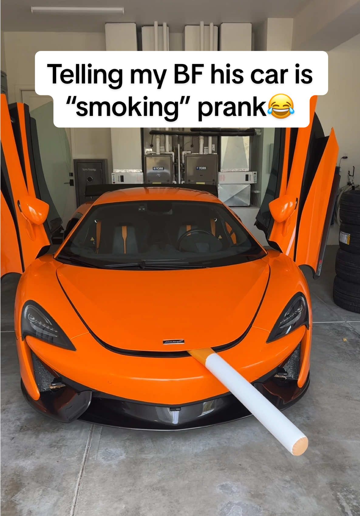 I didn’t lie!😂 #fyp #viral #boyfriend #mclaren #car 