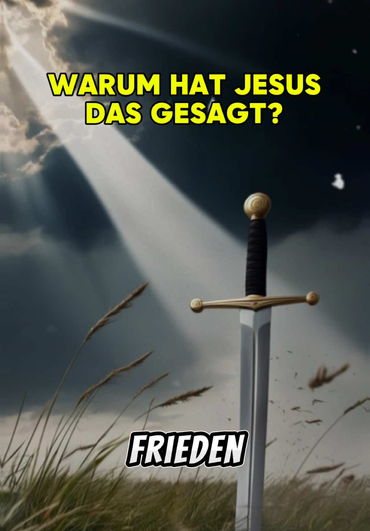 „Warum sagt Jesus, dass er das Schwert bringt? – Matthäus 10:34 erklärt!“ #Matthäus1034 #BibelverseErklärt #JesusBotschaft #ChristlicheInhalte #Nachfolge #Bibelstudium #frohebotschaft 