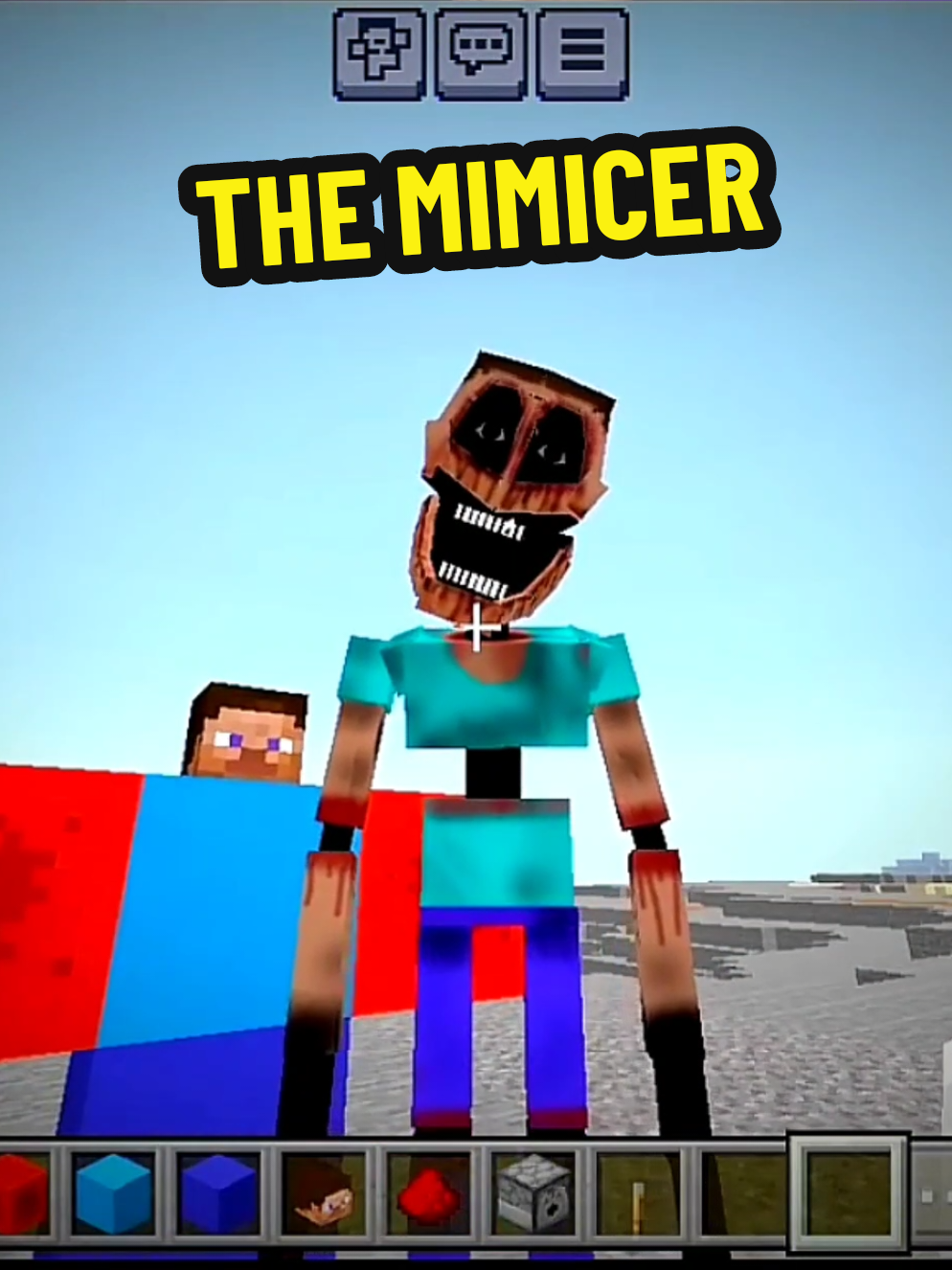 Como invocar o THE MIMICER no MINECRAFT! 😨 #Minecraft #game 