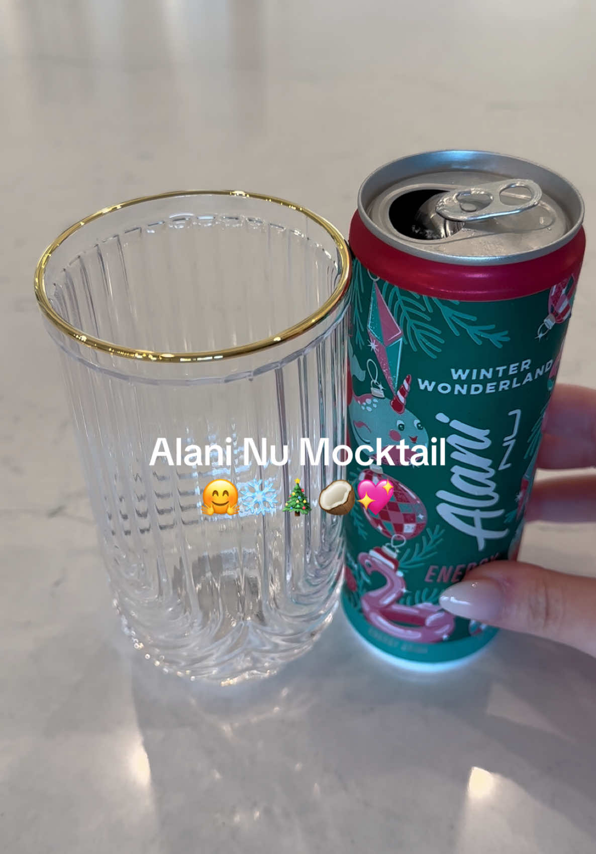 Just made this yummy Orange Coconut Mocktail with the new hoilday @Alani Nutrition !!! It was the perfect refreshing drink for the winter time. 🎄🎄💖💖☃️☃️🥰🥰🥥 #hoildays #alaninu #mocktail #coconut #winterwonderland #christmas #inspo 