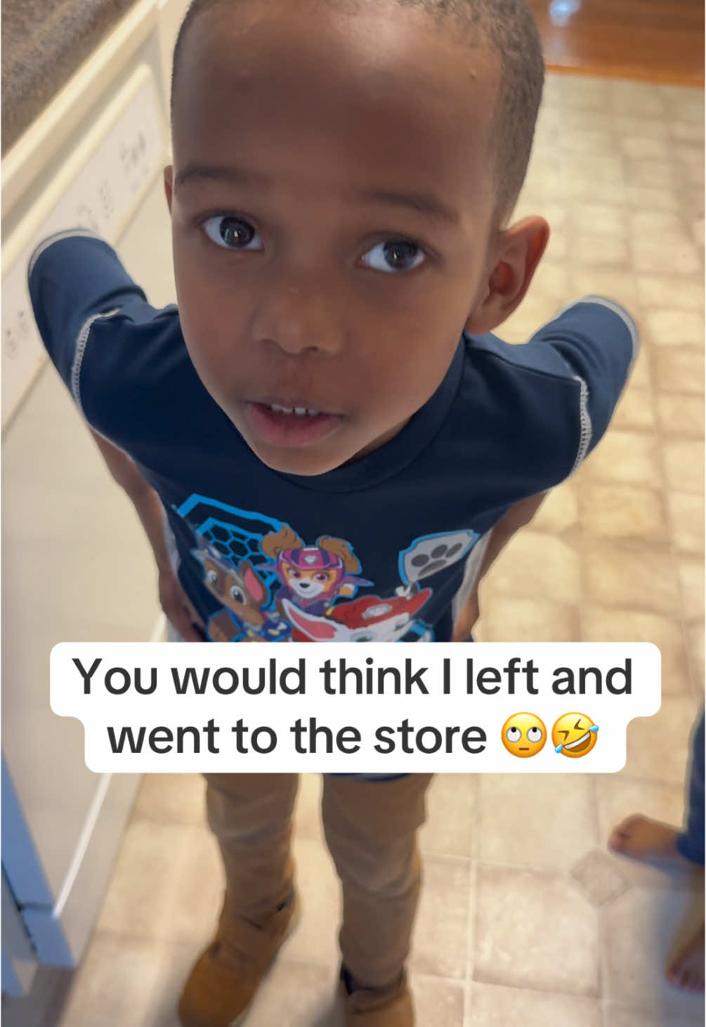 He accused me of “leaving” them? Wow! 🤣🤣🤦🏾‍♀️ #kidsoftiktok #ace 