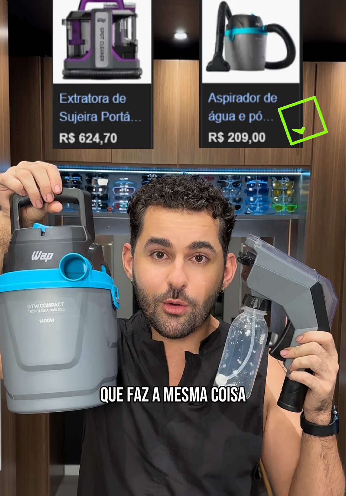 Sabe aquela máquina que puxa até os encostos de dentro do seu sofá? 😂 Comprei um aspirador que faz o mesmo e custa MENOS DA METADE do preço! ✨🔥 Me conta aqui, você teria um desses? 👇🏻😱  👉🏻 Quer o LINK desse produto? Enviei ele no meu grupo ✨ ACHADOS DO ELI ✨, acesse pelo 📲 Link na bio 💸 #decor #decoração #dica #casa #reforma #review #teste #promo #achados