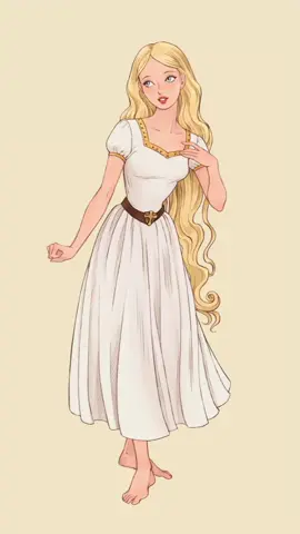 Which Grimm princess wears a coat made of the fur of a thousand beasts? #grimm #fairytales