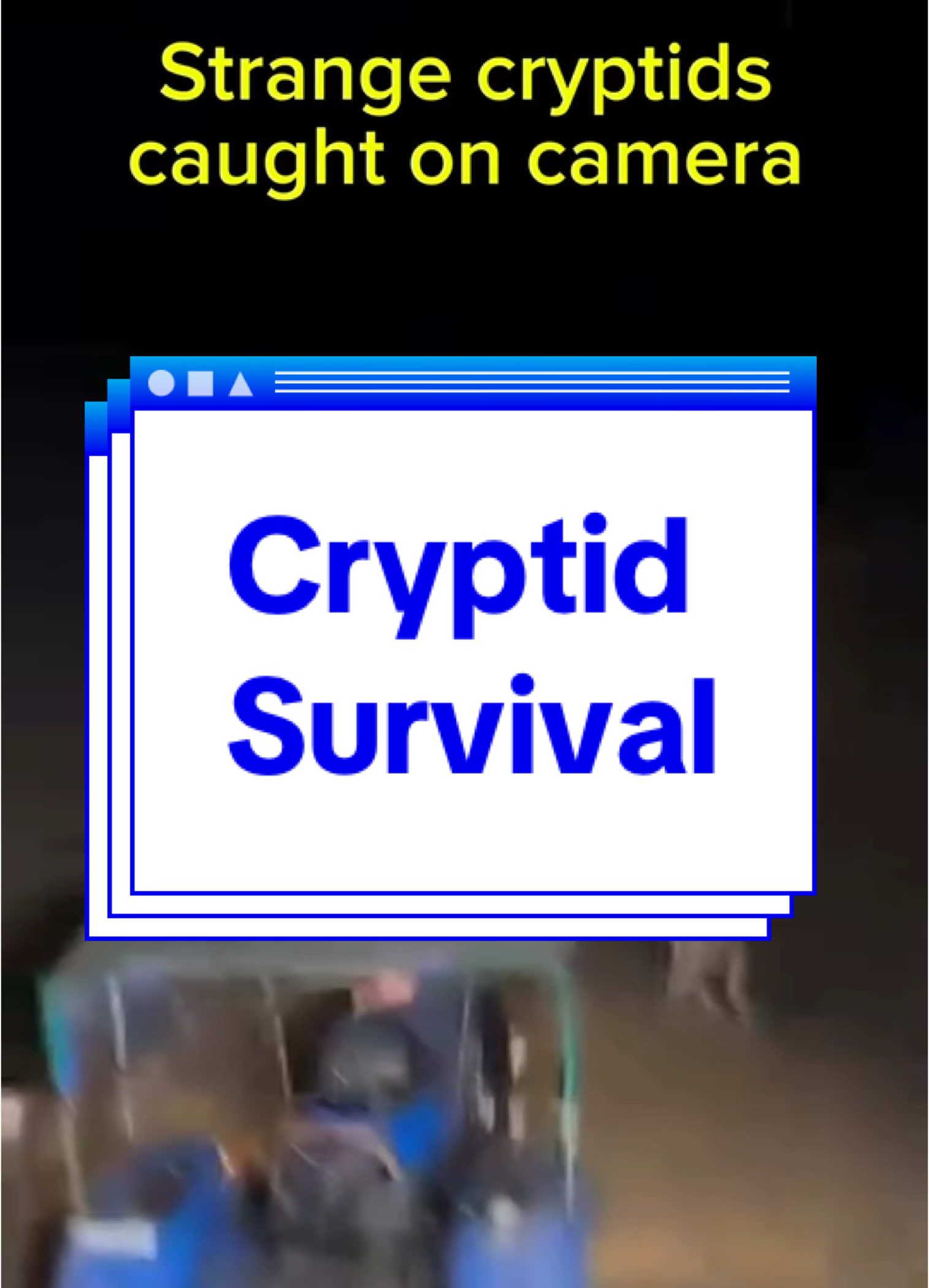 Cryptid Encounter Survival #laugh #haha #comedу #jokes #viral 