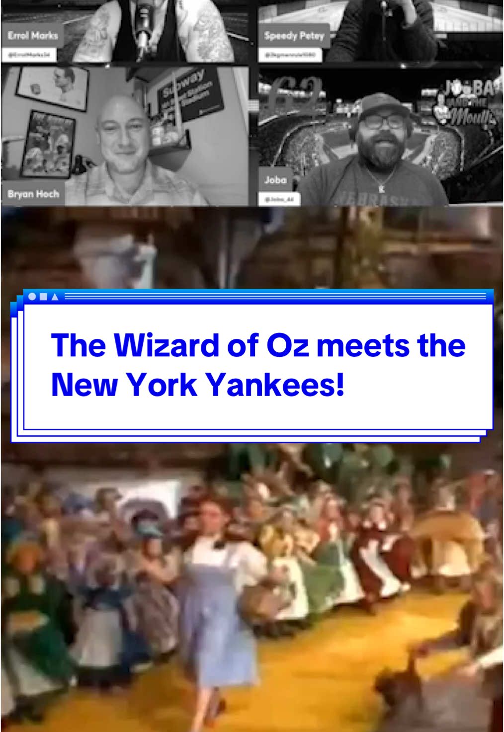 “You had a good cowardly lion impression that I did not expect!” @Bryan Hoch and @Joba recall the time when the Yankees rookies, including Joba, dressed up as Wizard of Oz characters! #bryanhoch #MLB #mlbtiktok #mlbtiktoks #baseball #baseballtiktoks #baseballtiktok #yankees #nyyankees #nyy #newyorkyankeesbaseball #newyorkyankees #repbx #wizardofoz #thewizardofoz #dressup #costume #costumes #lion #tinman #scarecrow #dorothy #jobachamberlain #philhughes #iankennedy #shelleyduncan #superhero #superheroes #superman 