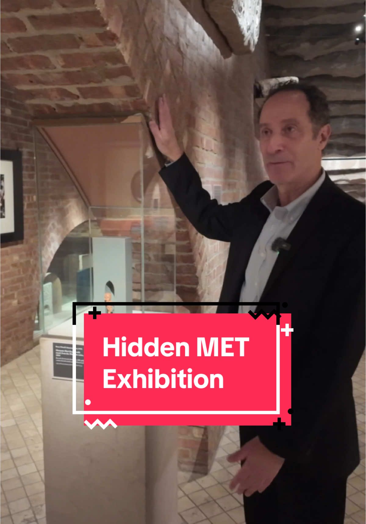 🧐 There’s an exhibition hidden underneath the Grand Staircase of The Metropolitan Museum of Art! It’s called the Byzantine Crypts. The Senior Exhibtion Designer Daniel Kershaw at the @The Met takes us on a tour of the hidden details you may have missed.  #newyorktiktok #museumtok
