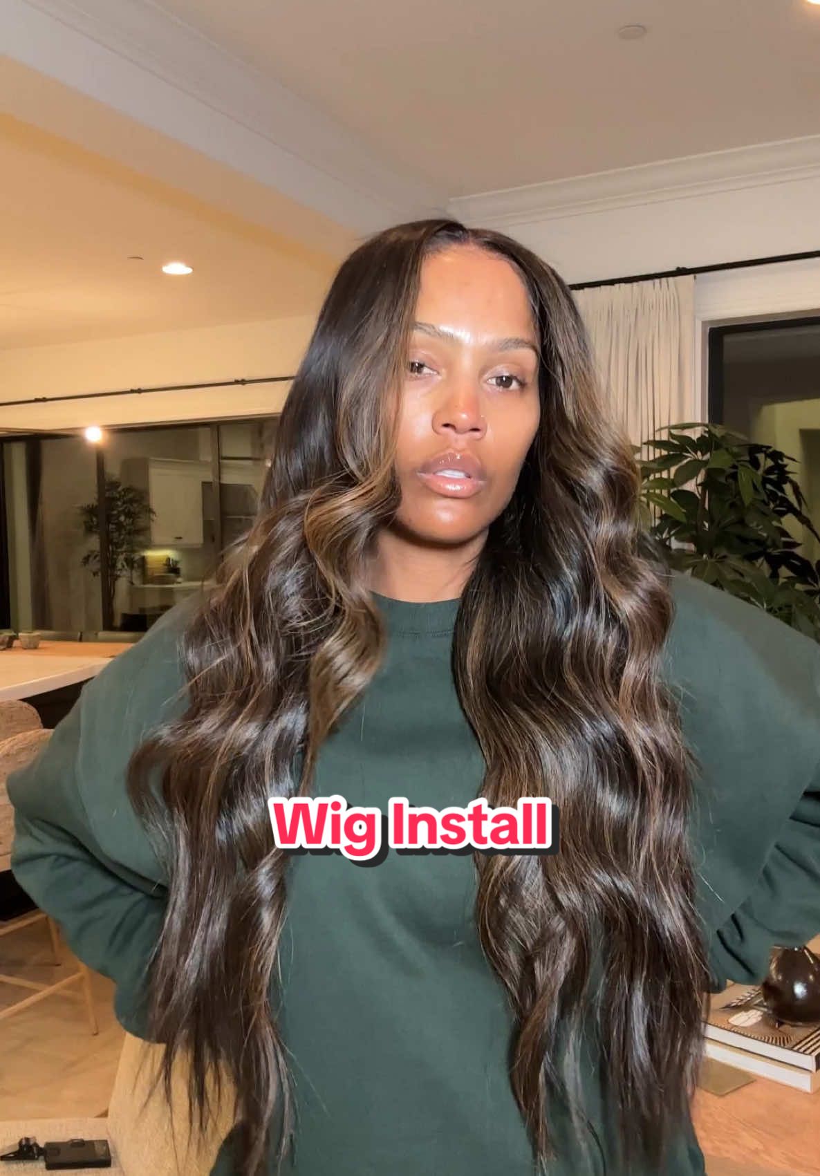 What should we name her? This is how I sew down my wigs. #wiginstall #hair #closurewig #wig  Custom unit: @KENI Hair  Install: @Signature Styles  Outfit: @thirtyyears 