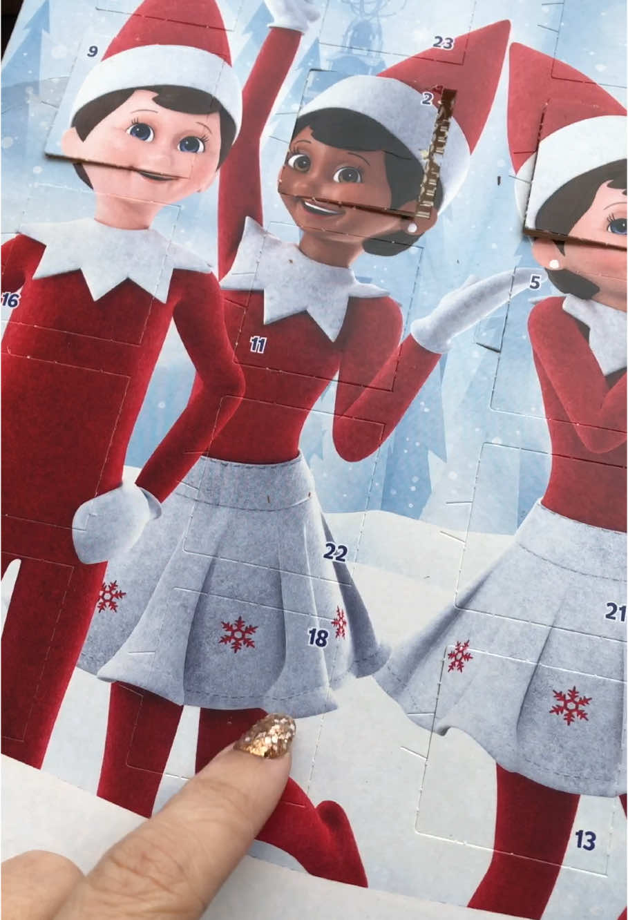 Day 18 The Elf on the Shelf Holiday Countdown Calendar! #adventcalendar #christmascountdown #asmr #asmrunboxing #asmrfood #countdowntochristmas #elfontheshelf #chocolate #frankfordcandy #candy #satisfyingvideo #Foodie #candytok @Frankford Candy 