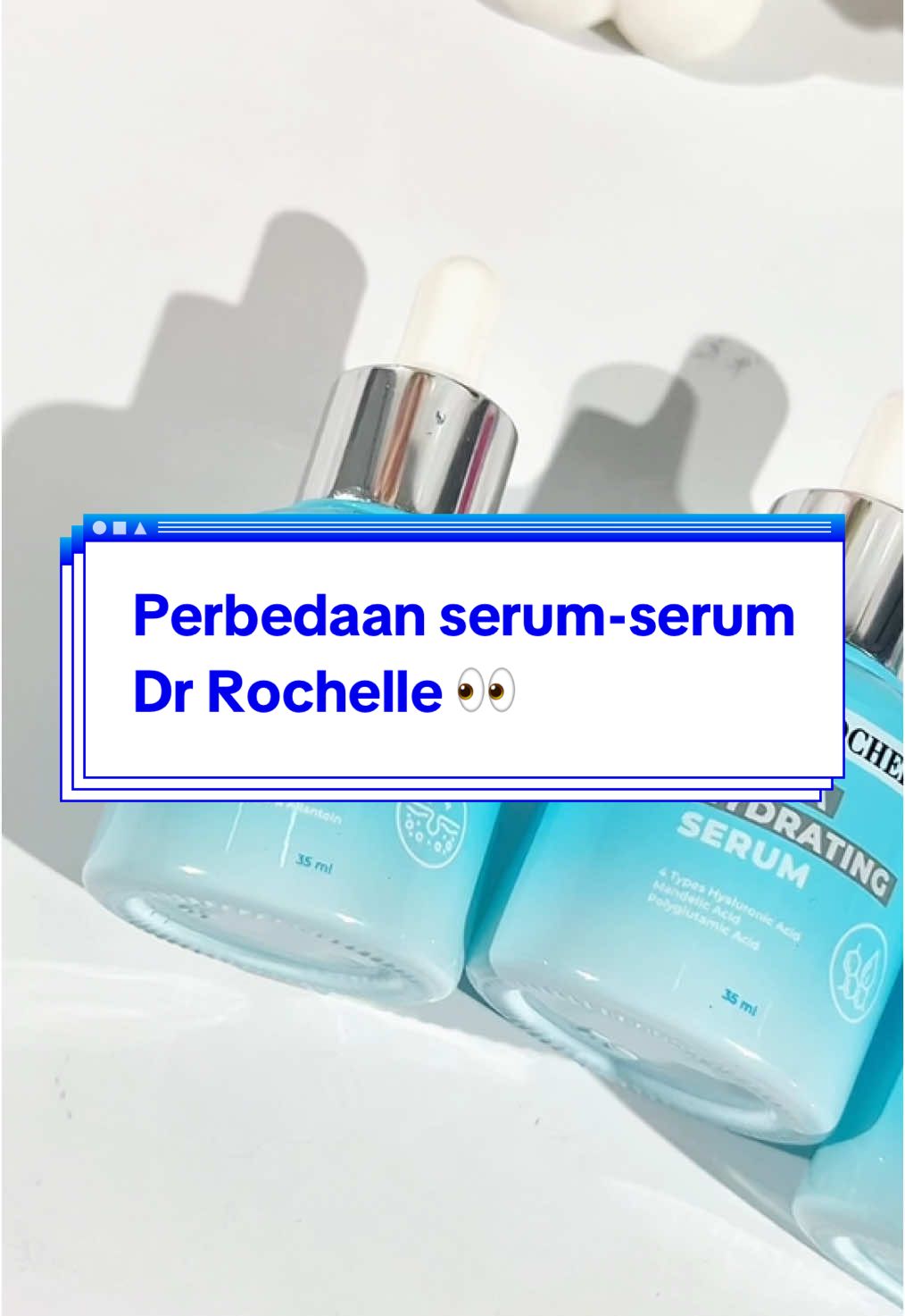 Beda kulit, beda serum. Nah biar ga binggung, Sobat Rochelle harus tonton sampai habis penjelasan dari Michelle ya 🥰 #DrRochelle #RochelleIndonesia #skincare #YouMatter #DrGlowing