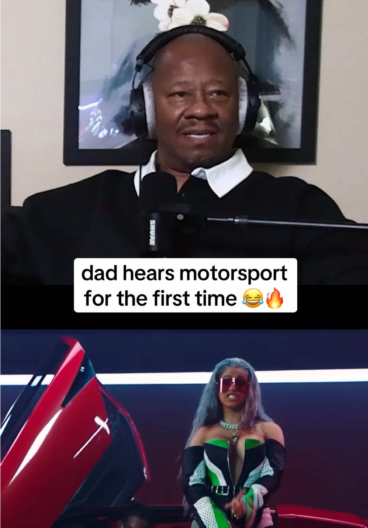 Dad reacts to Motorsport 😂🔥 #bridgingthegap #dadsoftiktok #dadreacts #offset #cardib #nickiminaj #migos 