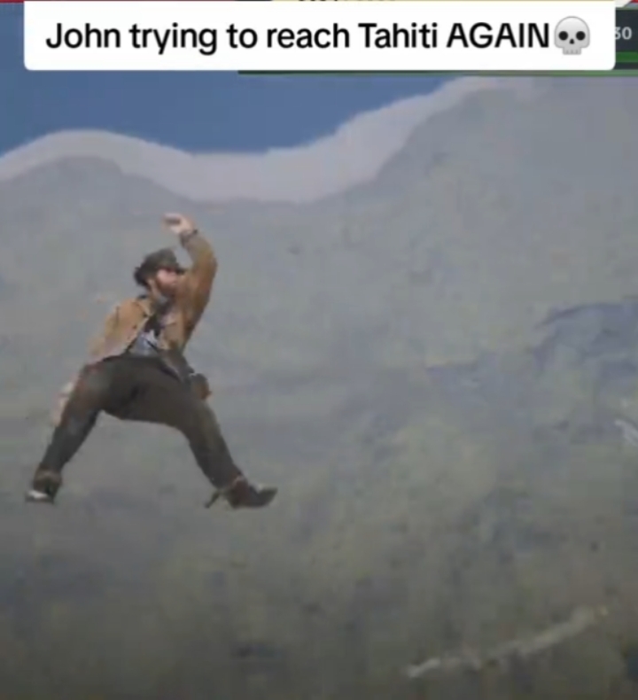 Oh Dutchie...🎶🥭🏝️#rdr2 #trending #foryou #fyp #reddeadredemption2 #johnmarston #tahiti #rdr2memes #rdr2clips @50 Shillings 