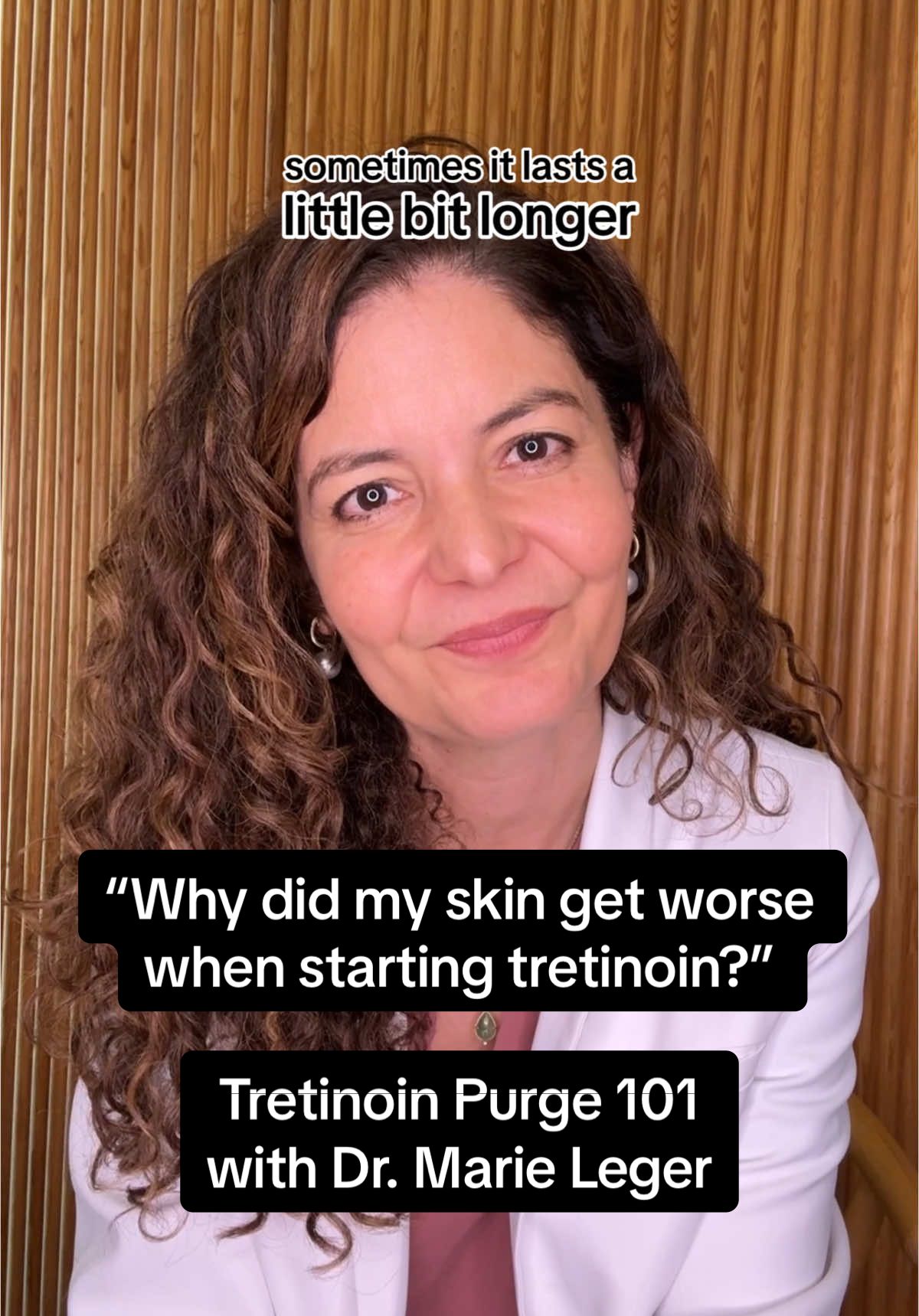 We see these comments all the time—people wondering why their acne is worse than before when starting tretinoin. Nurx’s Dr. Marie Leger explains what the infamous tretinoin purge is and why it happens. #healtheducation #tretinoin #acne #nurxapp #nurx - The information provided here is not a substitute for professional medical advice, diagnosis, or treatment. You should not rely upon the content provided here for specific medical advice. If you have any questions or concerns, please talk to your provider.