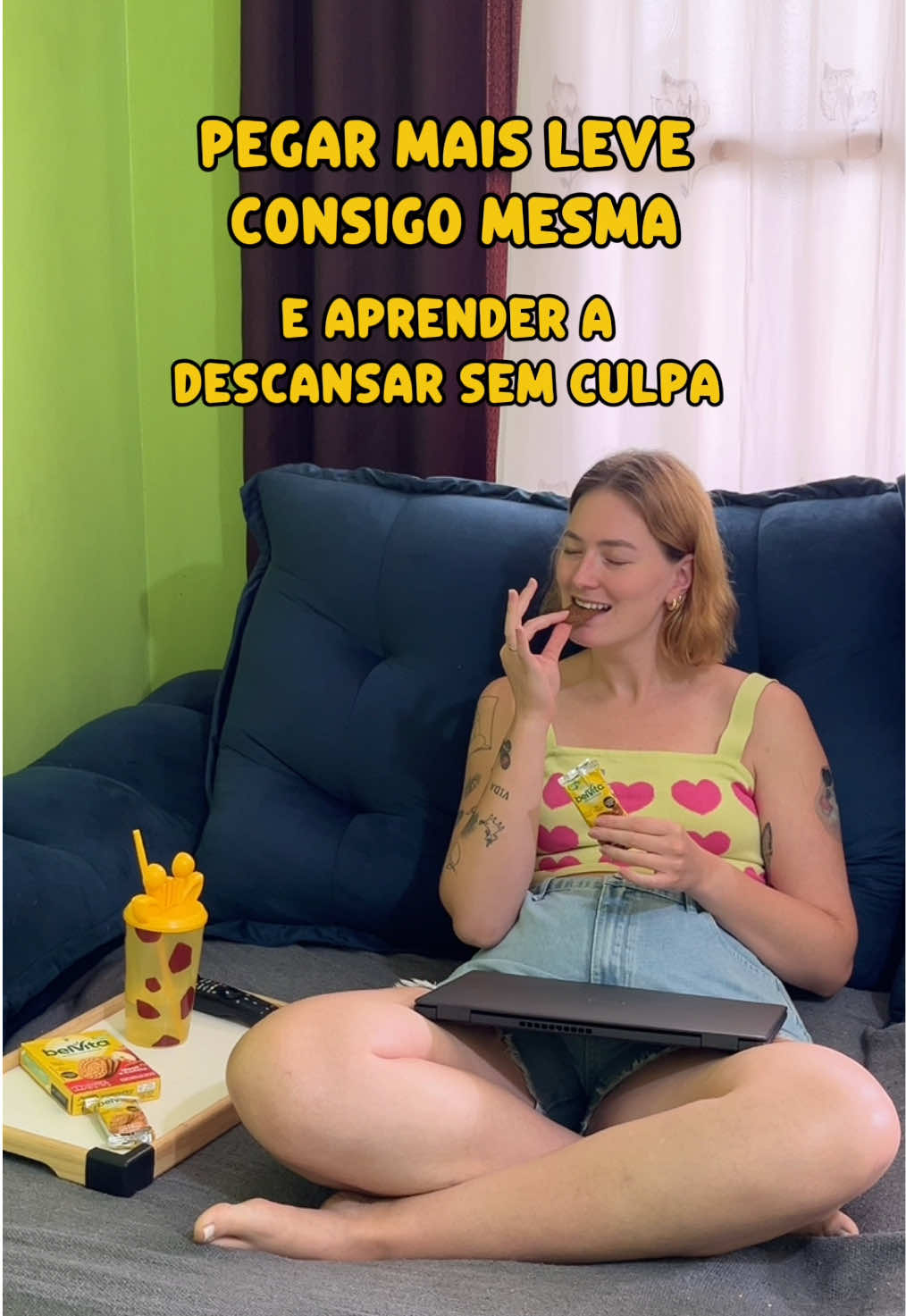 Ei, não deixe para depois o autocuidado que você pode ter hoje. E vá com calma, no seu tempo, adquirindo hábitos que façam sentido para a sua rotina  e para o seu bem-estar, combinado? Que tal começar preparando um café da manhã nutritivo e saboroso com @Belvita, feito com carinho para você mesma? Não tem jeito melhor de começar o dia! 💛 Publicidade
