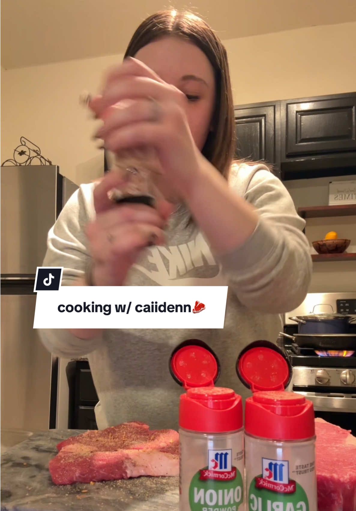 cookingwith CAIDEN 😂😂 #fyp #foryou #cooking #caiden #foryoupage #steakdinner #wlw 