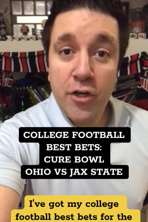 COLLEGE FOOTBALL BEST BETS: CURE BOWL - OHIO VS JAX STATE #CollegeFootball #college #football #ncaafootball #ncaaf #cfb #sports #tiktok #predictions #picks #football #betting #bestbets #parlay #sportsbets #sportsbetting #sportbooks #cfbpicks #cfbpredictions #footballpicks #footballtiktok #bowlseason #bowlmania #cfp #playoff #podcast #sportspodcast #foryou #garagegamedaysports 