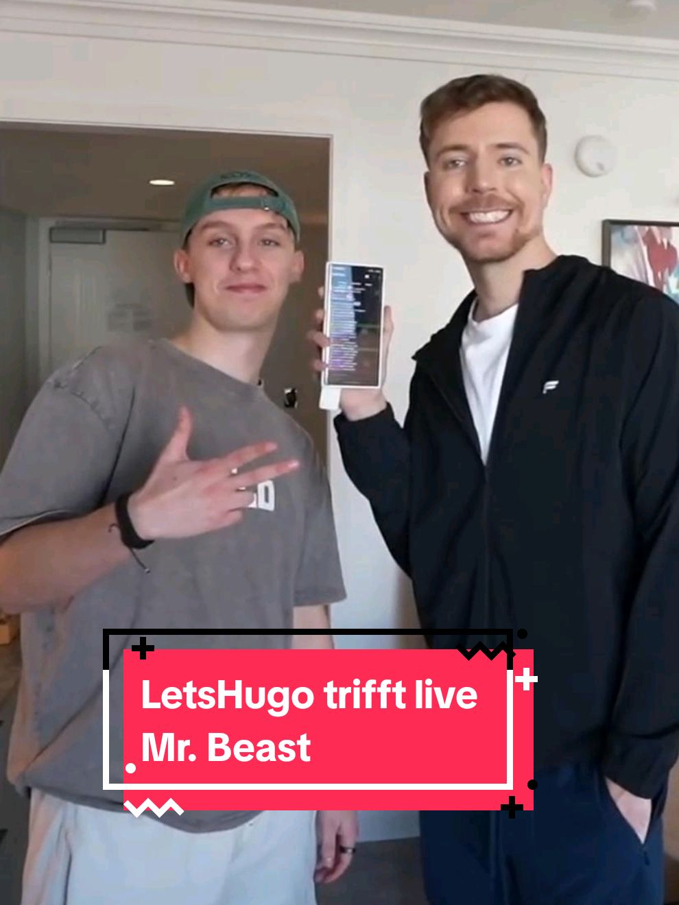 Das Crossover des Jahres 😲 Er hat es endlich geschafft 🙏🏻 #mrbeast #twitch #clips #letshugo #crossover #live #fyp 