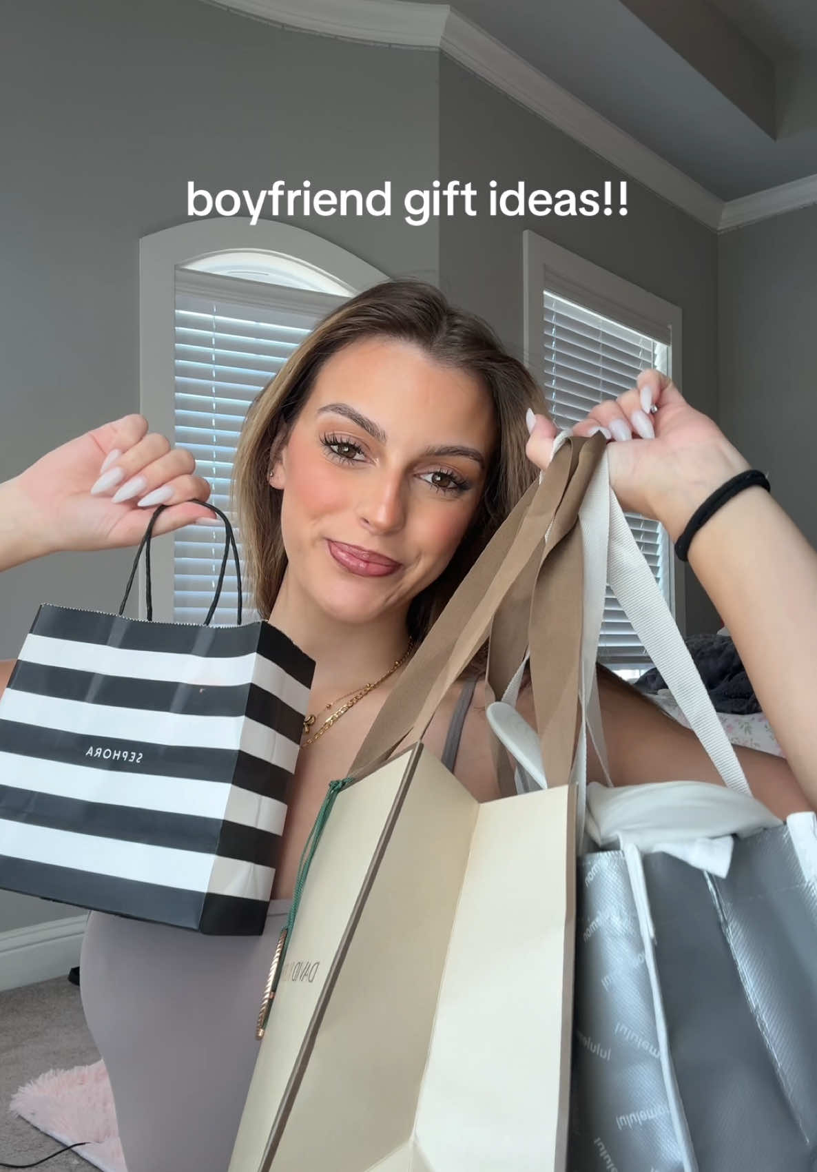 he is blocked from seeing this❤️ #bfgiftideas #christmastiktok #giftideasforhim #sephora #davidyurman #lululemon @lululemon @David Yurman @YSL Beauty @Jesus Loves You Company 