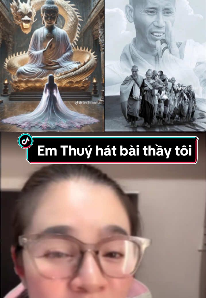 Em Thuý hát bài thầy tôi về #thayminhtue #thichminhtuemoinhat #vemiendatphat 