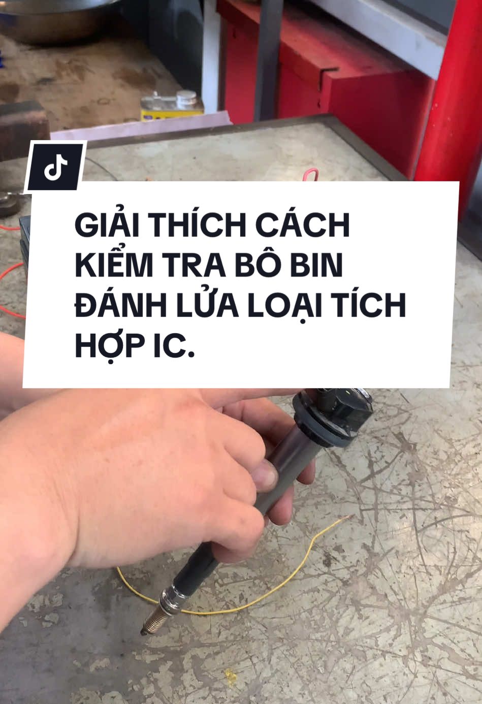 Giải thích cách kiểm tra bô bin đánh lửa tích hợp IC. #toyotabienhoa  #longervideos #longervideo  #long