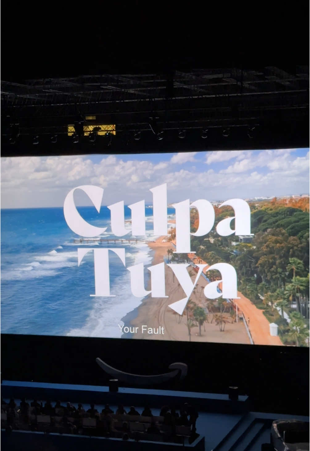 Culpa tuya world fan premiere. Contandonlos dias para volver a verla 💙🔥 #culpables #culpatuya #primevideo #trailer #wattpad #estreno #fyp #paratii #Viral #culpablestrilogia #mercedesron 