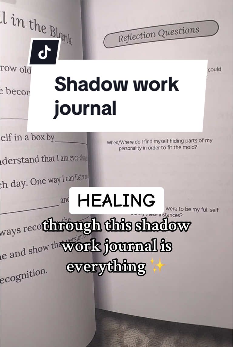 Healing throught this shadow work journal is everything ✨#shadowworkjournal #iamhealing #healing #positivemindset #mindsetshift