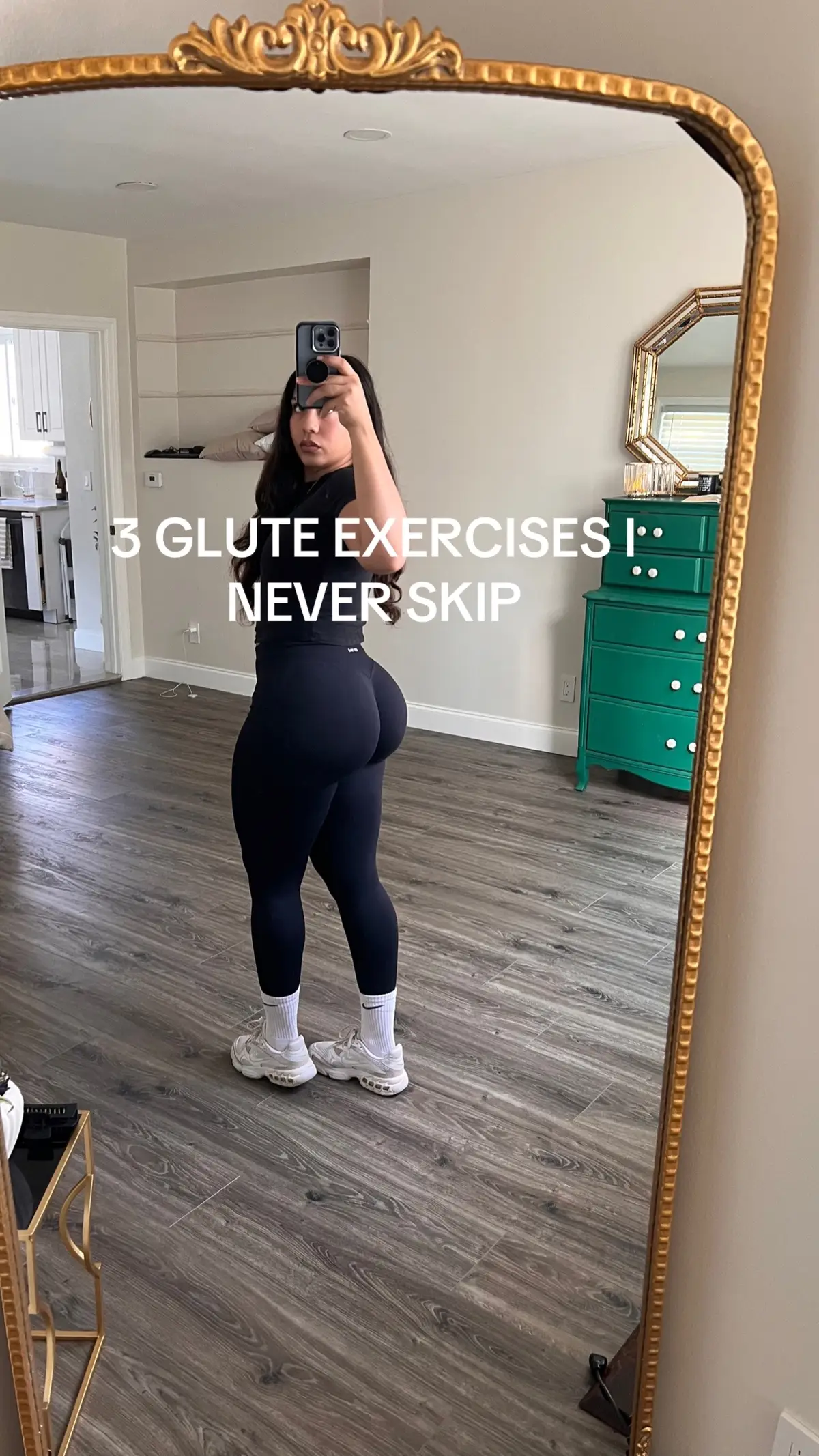 Proof is in the pudding. I dont change them because they work. Stop looking for the magic formula or the new exercise that just came out. The basics are the basics because they WORK! #glutesworkout #FitTok #singleleghipthrusts #glutemediuskickback #rdls 