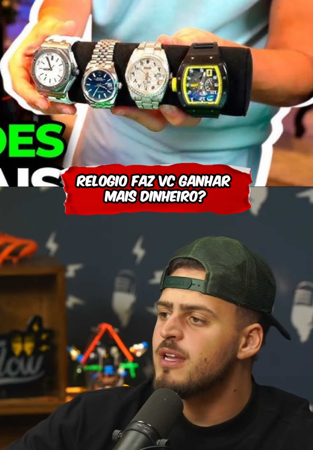 Relogio faz vc ganhar mais dinheiro? @Jon Vlogs #jonvlogs #relogio #reuniao #flowpodcast 