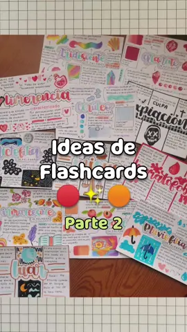 ¡Una de las mejores formas de aprender conceptos! FLASHCARDS 🧠🤓😃 #apuntesbonitos #flashcards #metododeestudio
