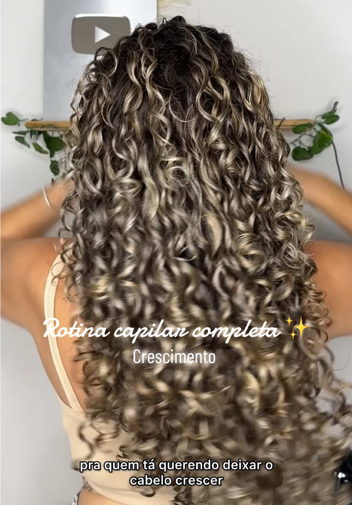 Rotina capilar completa para crescimento ✨ Projeto rapunzel cacheada  Hoje eu vim mostrar para vocês minha rotina capilar com a linha SOS Bomba Crescimento da @Salon Line  - - #curlyhairroutine #wavyhairroutine #rotinacapilar #finalizacaodecachos #cachos #migssalonline #heymigssl #salonline #publisl #hairhack #beautyhacks #curlyhairtutorial 