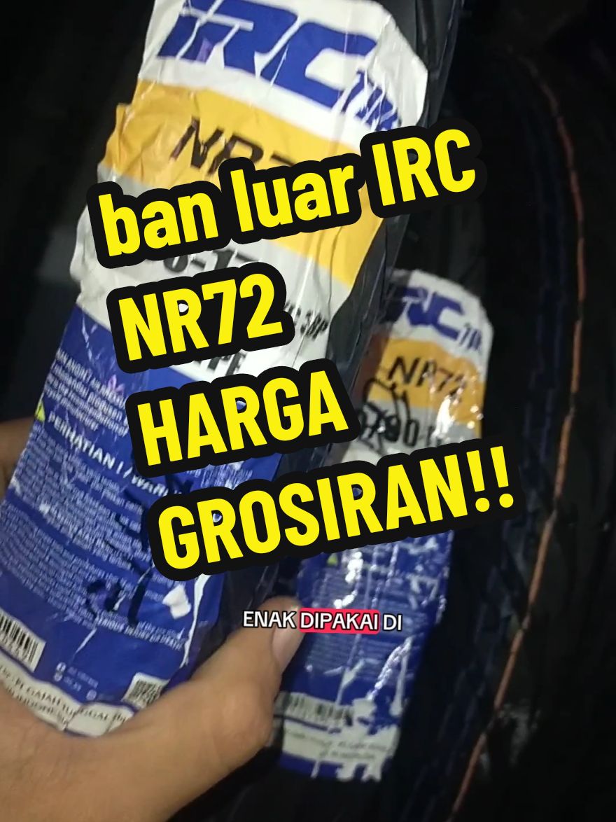 Ban luar IRC NR72 Harga grosiran #banmotor #IRC  #viral #fyp #fypシ゚ #cuantanpabatas 