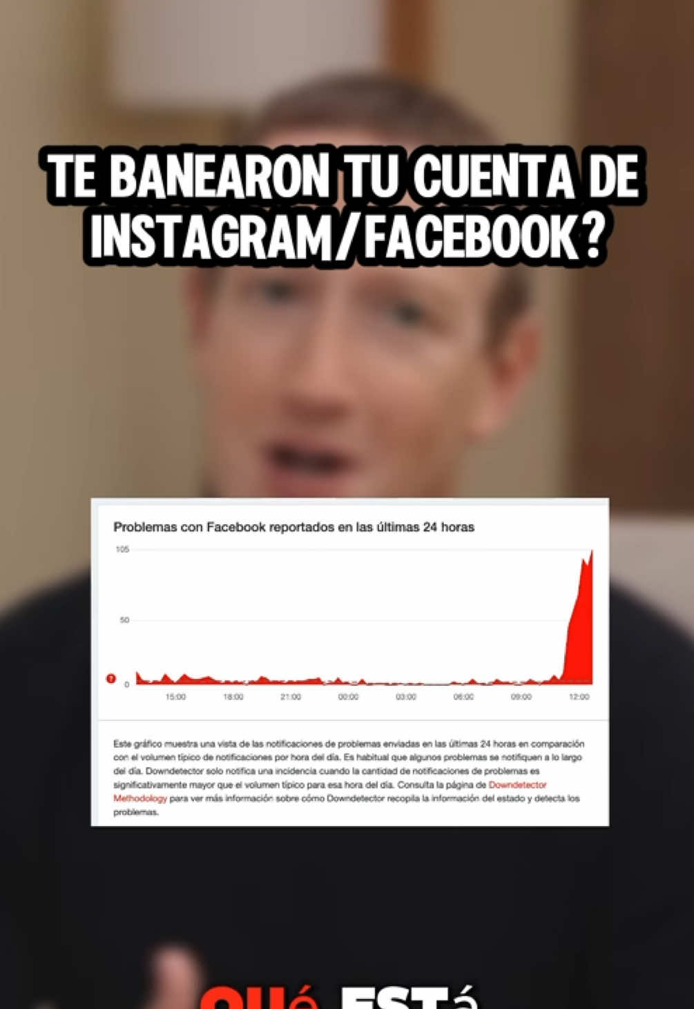 ¿Te banearon tus cuentas de instagram y Facebook el dia de hoy? #Meta #instagram #Facebook 