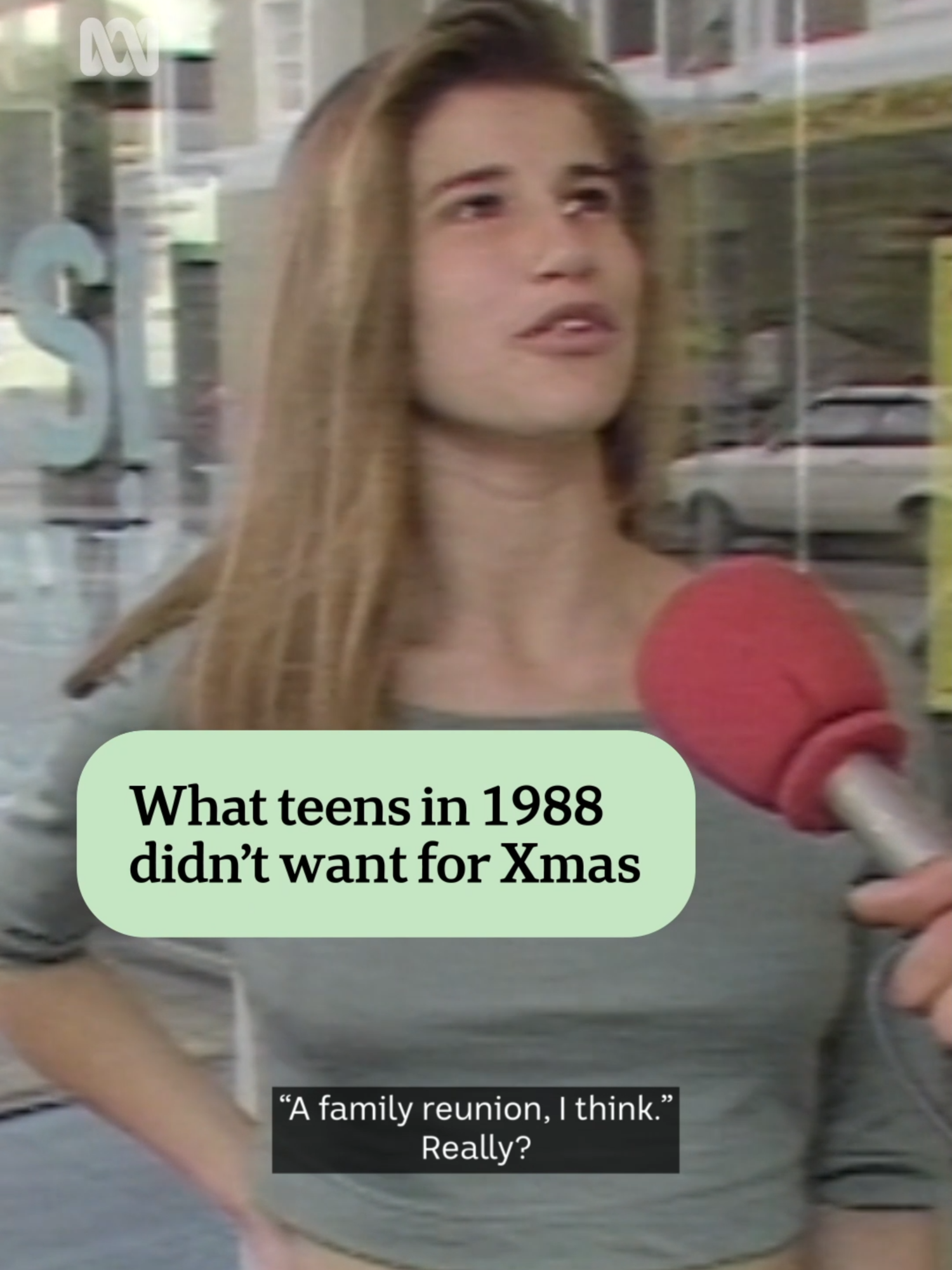 In 1988 the ABC took to the streets to ask teens what presents they didn't want to receive on Christmas day. Social Media video by Megan Jacobson using ABC Archive footage.#ABCNews