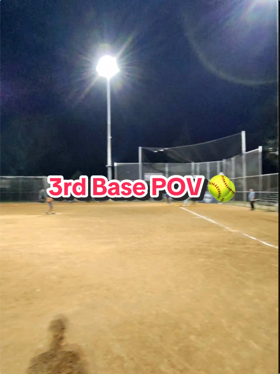 Playoff game POV at 3rd base! 🥎 #pitcher #catcher #softballlife #pitching #homerun #chess #hitter #kicker #baseballdad #out #buff #runnin #hitting #postseason unc rivalry tackle