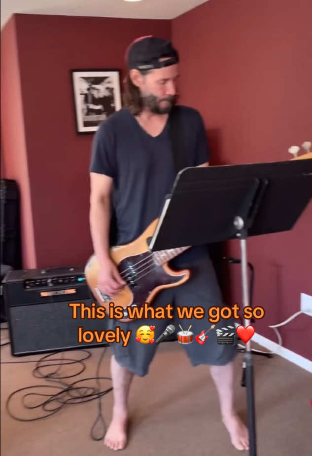 PART: 3  this is what we got so lovely ❤️🥰🎬🥁🎤🎸 #keanureeves #keanureevesofficial #dogstarband #bretdomrose #robmailhouse #foryoupage❤️❤️ #music 