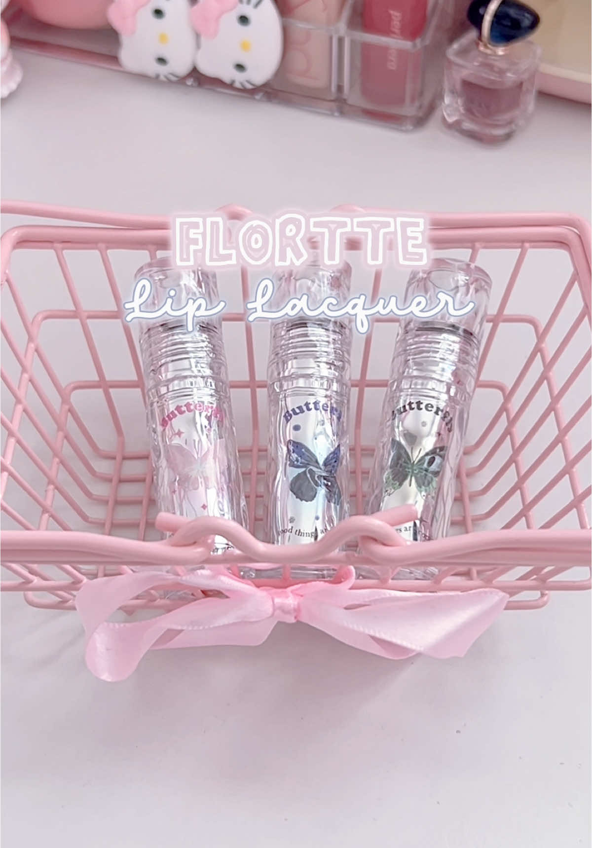 The packaging is so cute!! ⋆.˚🦋༘⋆✮⋆˙ @Flortte Official #koreanmakeup #cbeauty #flortte #lippies #gloss #wonyoungism #chinesemakeup #yesstyle #yesstyleinfluencers #makeup #fyp #blowup #dontflop #foru 