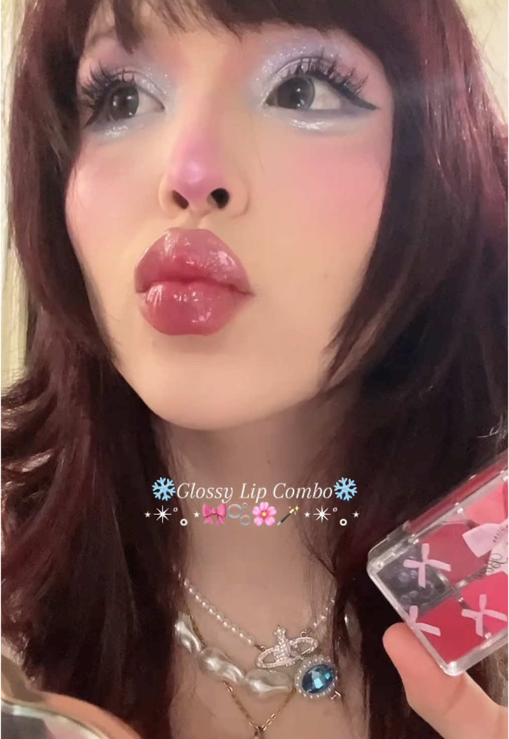 🪄💗❄️Peng Peng Princess Jelly Lip Gloss Palette N02 Sweety and waxy (cool palette) @Flortte Official ✨Code for discount: arixo09🌸 #flortte #makeup #makeuplook #makeuptips #makeuptutorials #makeuppink #makeuphacks #lipcombo #lipsgloss 