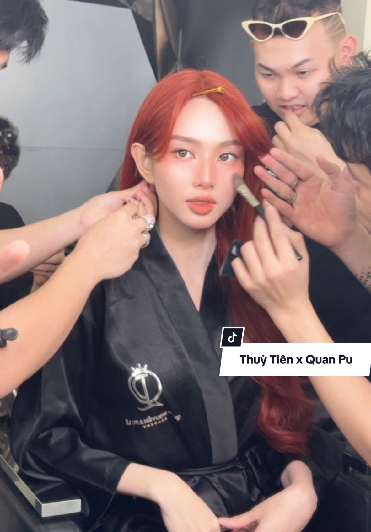 @Nguyễn Thúc Thuỳ Tiên x #quannguyenpule #hocvienquannguyenpule #beautyqueenvietnam #vietnammakeupartistandhairstylistawards #nguyenthucthuytien #teamquanpu 